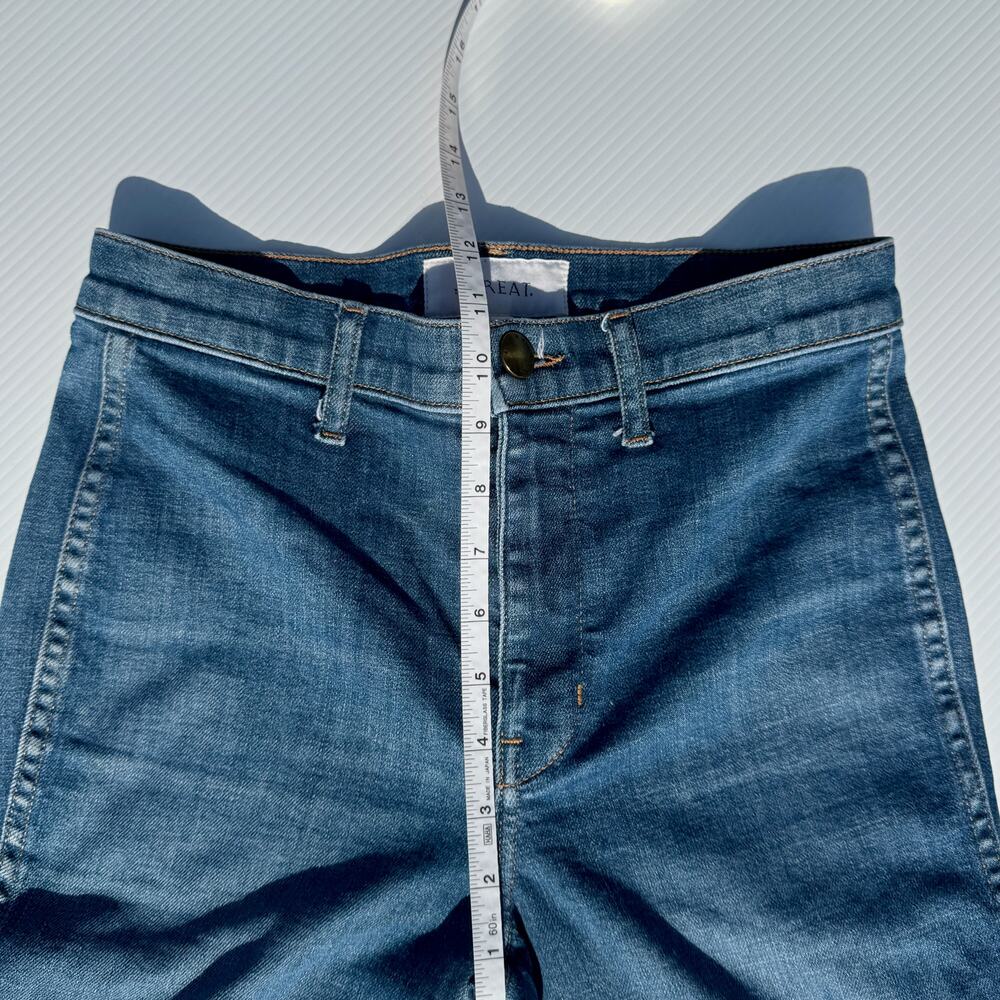 The Great. Sea Wide Leg High Rise Crop Jeans Women’s 26 Retro Boho Coastal Euro - Picture 7 of 15